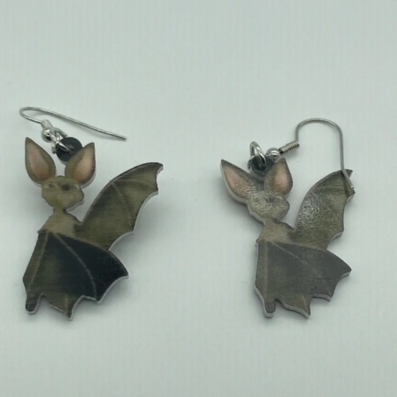 Batty 🦇 Earrings - Picture 2 of 3